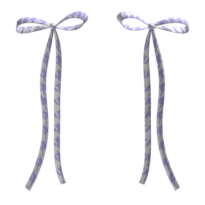 Cute Coquette Pastel Purple Hair Ribbon Bow