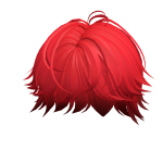Boy Anime Hair (Red)