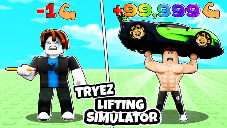 [UPDATE! + X250🎉] Tryez Lifting Simulator 💪 screenshot 1