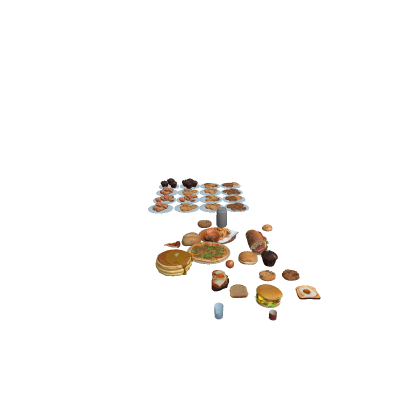 a buncha food meshes