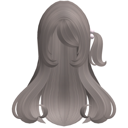 Side Ponytail Soft Anime Hair (Brown Milktea) Roblox item