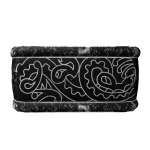 Left Runic Black White Bracelet