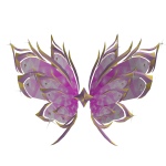 Pink Majestic Butterfly Wings