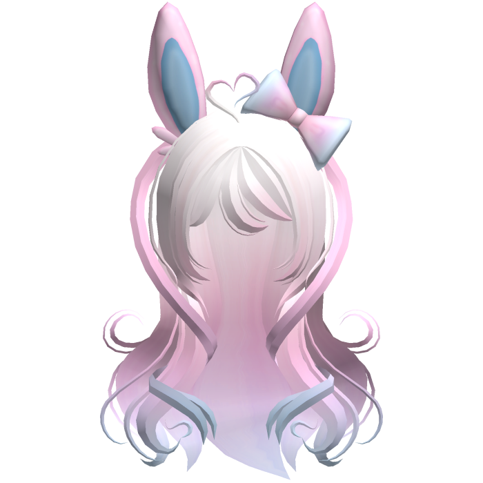 Cute Eeveelution Sylveon Ombre Cosplay Hair 