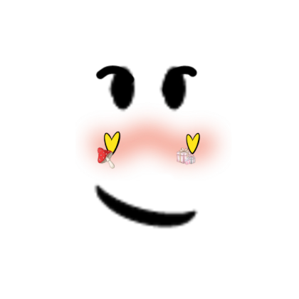 Cute aesthetic face Roblox decal