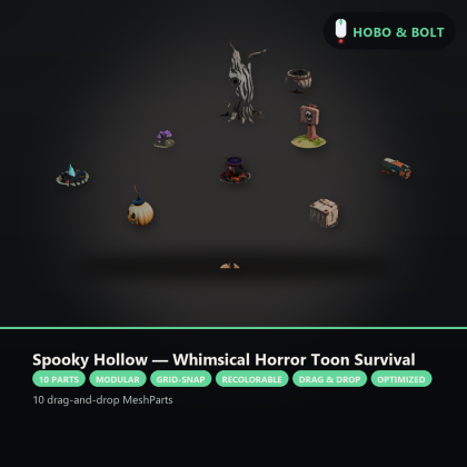 Spooky Hollow — Whimsical Horror Toon Survival preview 5