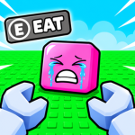 Eat blocks to grow!