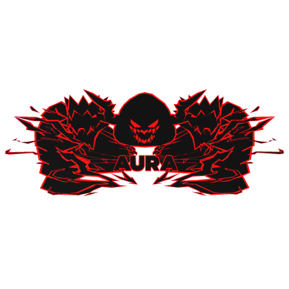Cartoony Red Hood Aura Dragon Wings Combo