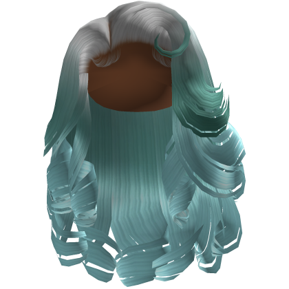 Glamorous Side Swept Curls [Icy Blue]