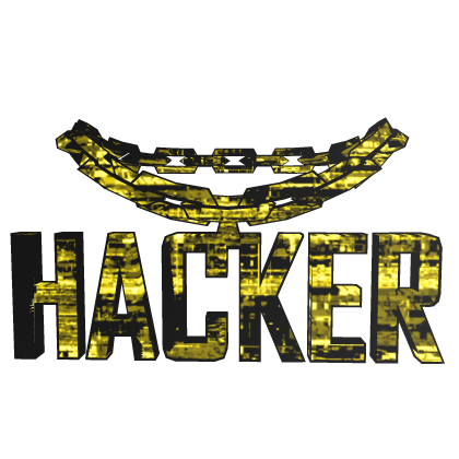 Yellow Animated Glitch Hacker Chain Roblox item