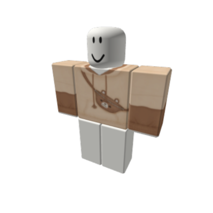 Bear hoodie brown Roblox decal