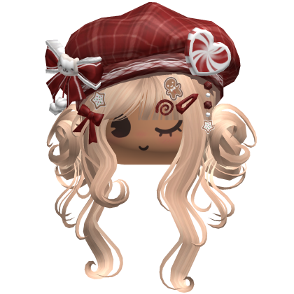 ♡ Christmas Swirly Wispy Buns (Blonde)