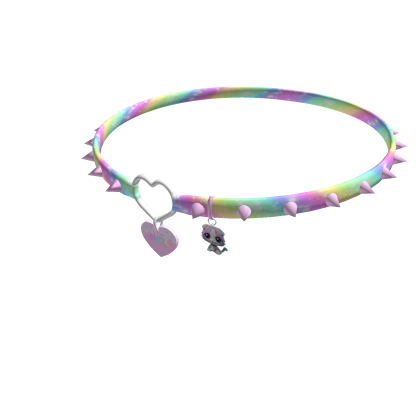 ♡: rainbow evie collar