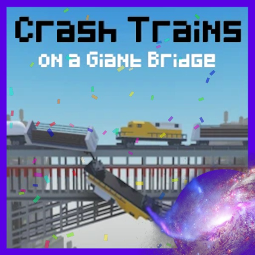 Crash Trains on a Giant Bridge [500K] official Roblox game thumbnail