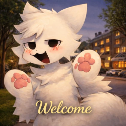 Painting Of A Silly Boykisser Welcoming You NoFilter