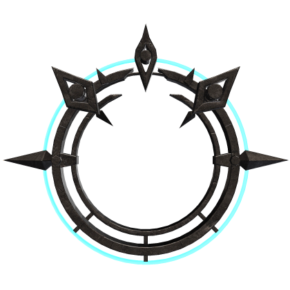 [EMISSIVE] Ancient Neon Demon Glowing Iron Halo