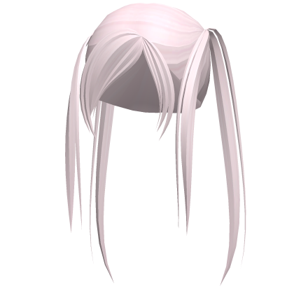 (>⩊<) anime cute twintails kawaii in light pink Roblox item