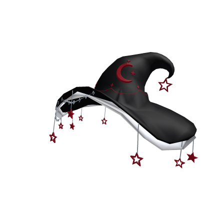 Cute Halloween Gothic Star Witch Hat