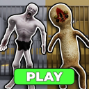 SCP 096 VS SCP 173 PRISON RUN! (Obby)
