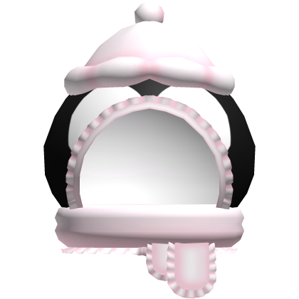 Cute Penguin Winter Hood - Pink