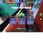 Bed-wars ez win we really are good
