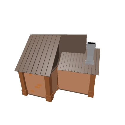 medieval low poly house