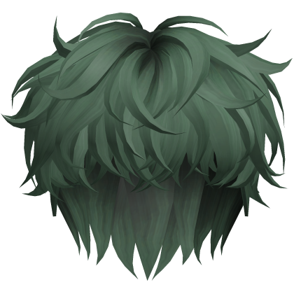 Green Korean Idol 2 Block Hair