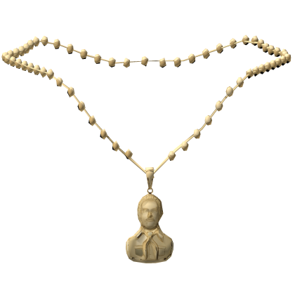 Golden San Malverde Chain
