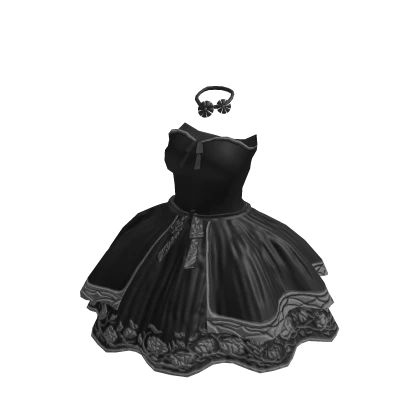 RBTXCO FAKE FLOWER DRESS RBT ワンピース　ブラック RBTXCO FAKE FLOWER DRESS RBT ワンピース ブラック