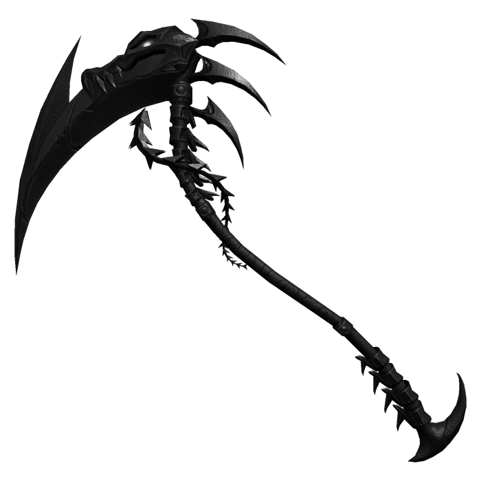 Onyx Black Bone Scythe