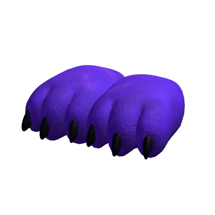 Purple monster slippers top
