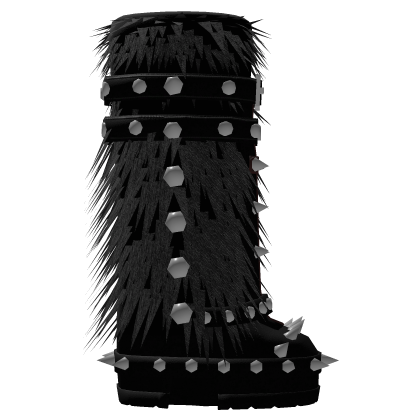 Mega Metal Spikey Goth Boo… - Right Shoe Accessory - Roblox