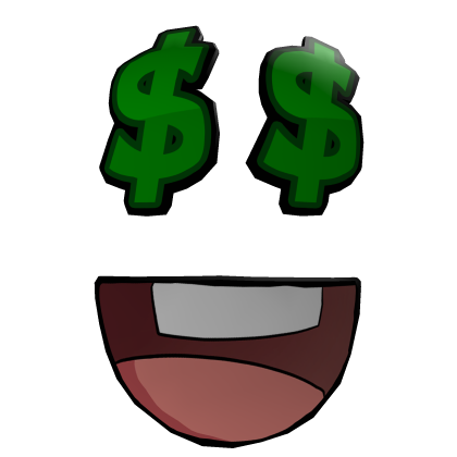 Cartoony Dollar Smile Face Roblox item