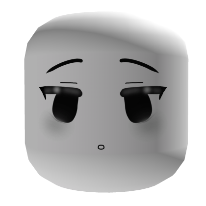 Emo Smug Shy Chill Calm Eyes Anime Face Roblox item