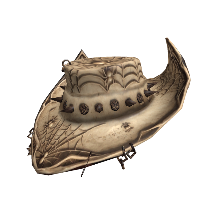 Mourning Nightshade Outlaw Hat (Spider Skeleton)