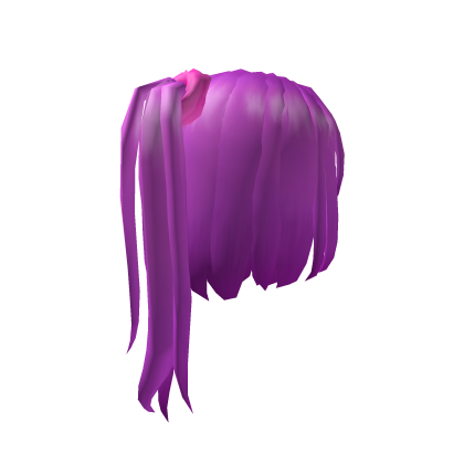 Kawaii Pink Anime Girl Hair w/ Ponytail Roblox item