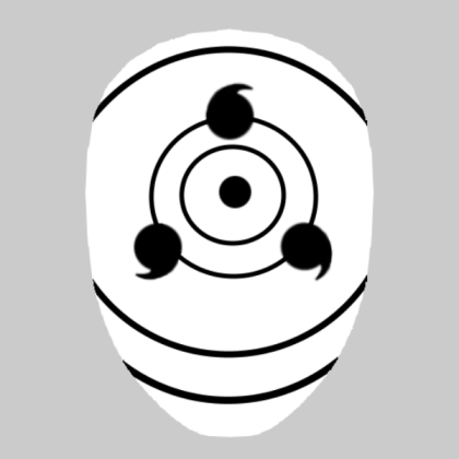 Obito White Mask for Shindo Life Roblox decal