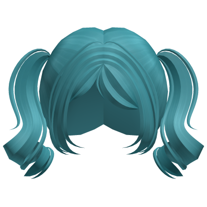 Adorable Bubbles Power Puff Girls Pigtail Teal