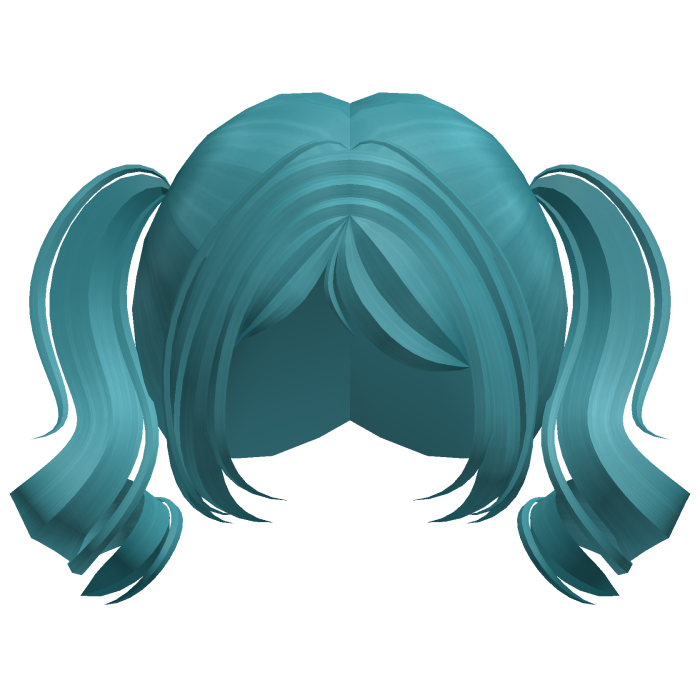 Adorable Bubbles Power Puff Girls Pigtail Teal
