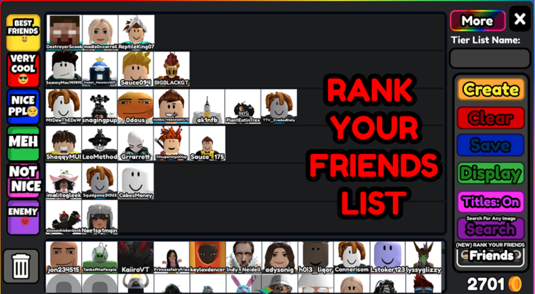 TIER LIST CREATOR screenshot 2