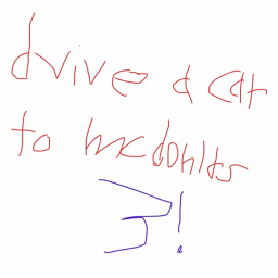 Dvive a car to mcdonlds 3 [alpha]