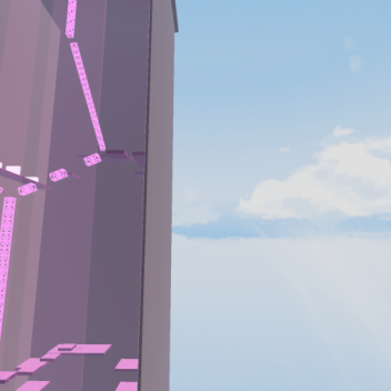 Pink tower obby to win nothing!