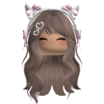Soft Kawaii Chibi Girl w/ Cat Headband Roblox item