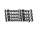 1Ronni2Boy3