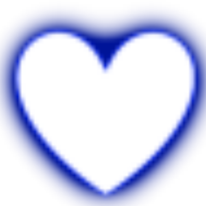 Blue heart v2 Roblox decal