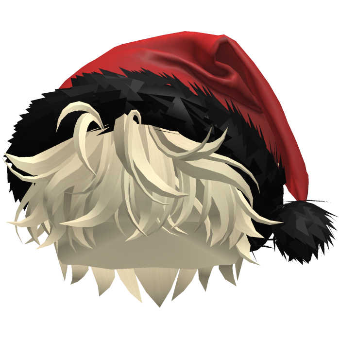 Yellow Hair Santa Hat