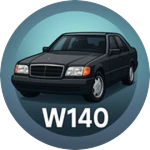 Mercedes W140 "КАБАН"
