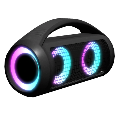 EMISSIVE Neon Boombox glowing emission