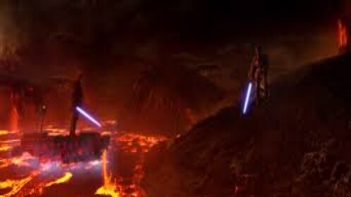 Lightsaber Duel on Mustafar