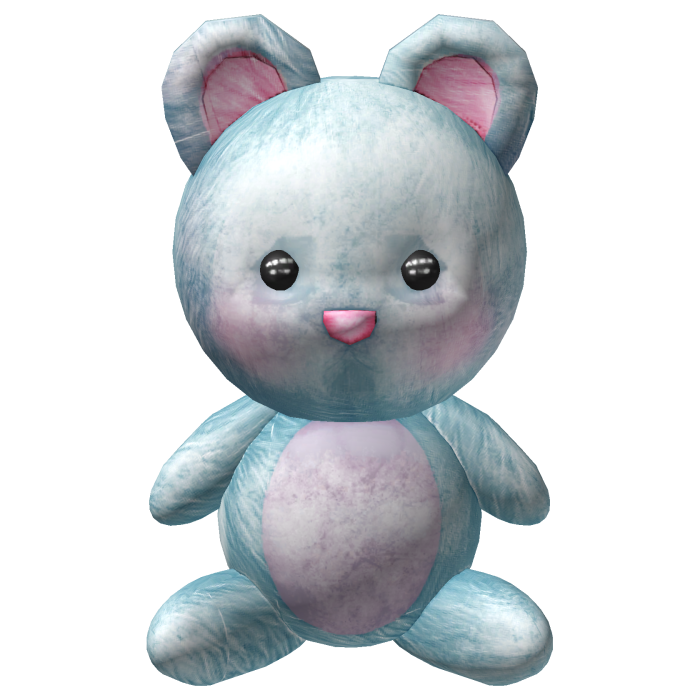 [3.0] Kawaii Teddy Bear Back Accessory (Blue)